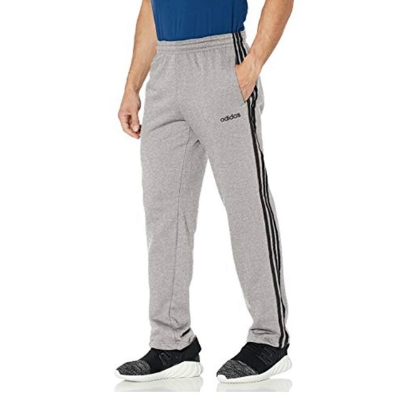 ADIDAS ESSENTIALS THREE (3) stripes pants jogger sweatpants XL - Picture 1 of 9